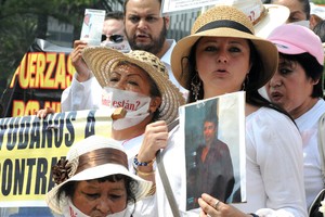 Mothers of the disappeared Mexico City