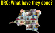 Teasers and social media graphics for the DRC Freedom of Expression report titled Treated Like Criminals: DRC's pre-electoral race to silence dissent. The images in the graphics are a collage of human rights defenders, youth activists and opposition politicians who have been arrested, detained and jailed for expressing their opinions on DRC's upcoming elections in 2016. The report is embedded in the regional African elections Expression Not Repression campaign. Text reads: Democratic Republic of Congo DRC: What have they done? *NOTE: Available in French & English (below)