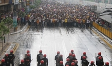 Protesters are met with excessive force by police on 9 July rally