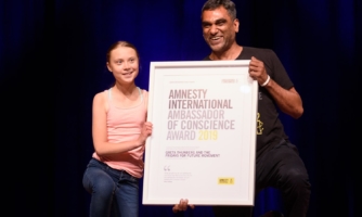 Greta Thunberg y el movimiento Viernes por el Futuro reciben el máximo galardón de Amnistía Internacional