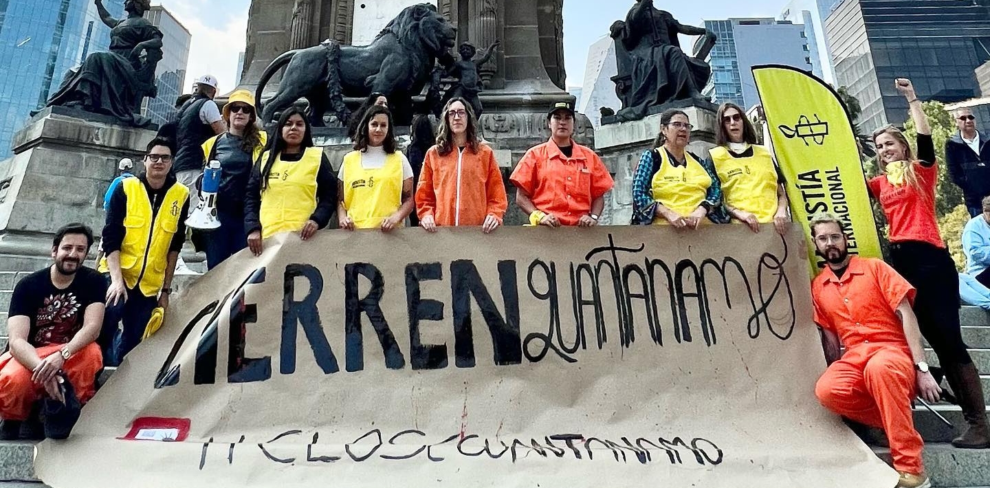 Manifestaciones por el cierre de Guantánamo en México © AI