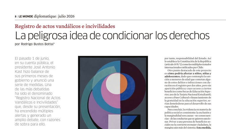 ‘Registro de actos vandálicos e incivilidades’: La peligrosa idea de condicionar los derechos 