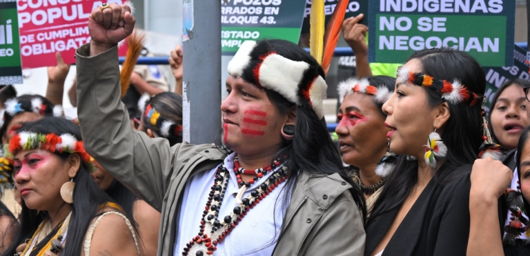 Ecuador: A tres años del referéndum del Yasuní, sanciones contra sus defensores evidencian el deterioro del espacio cívico 